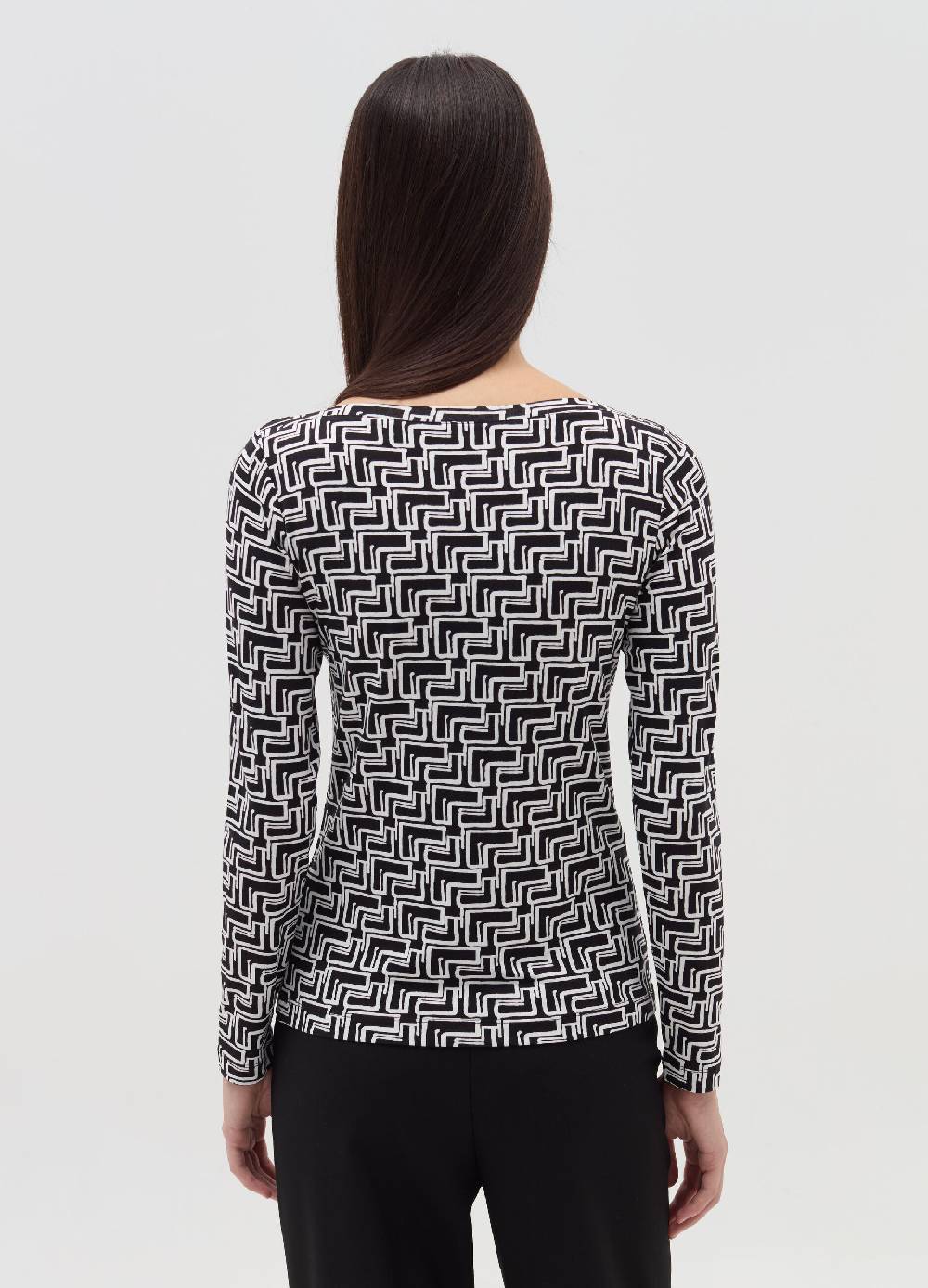 OVS T-shirt a maniche lunghe con scollo a barca Shopping Online