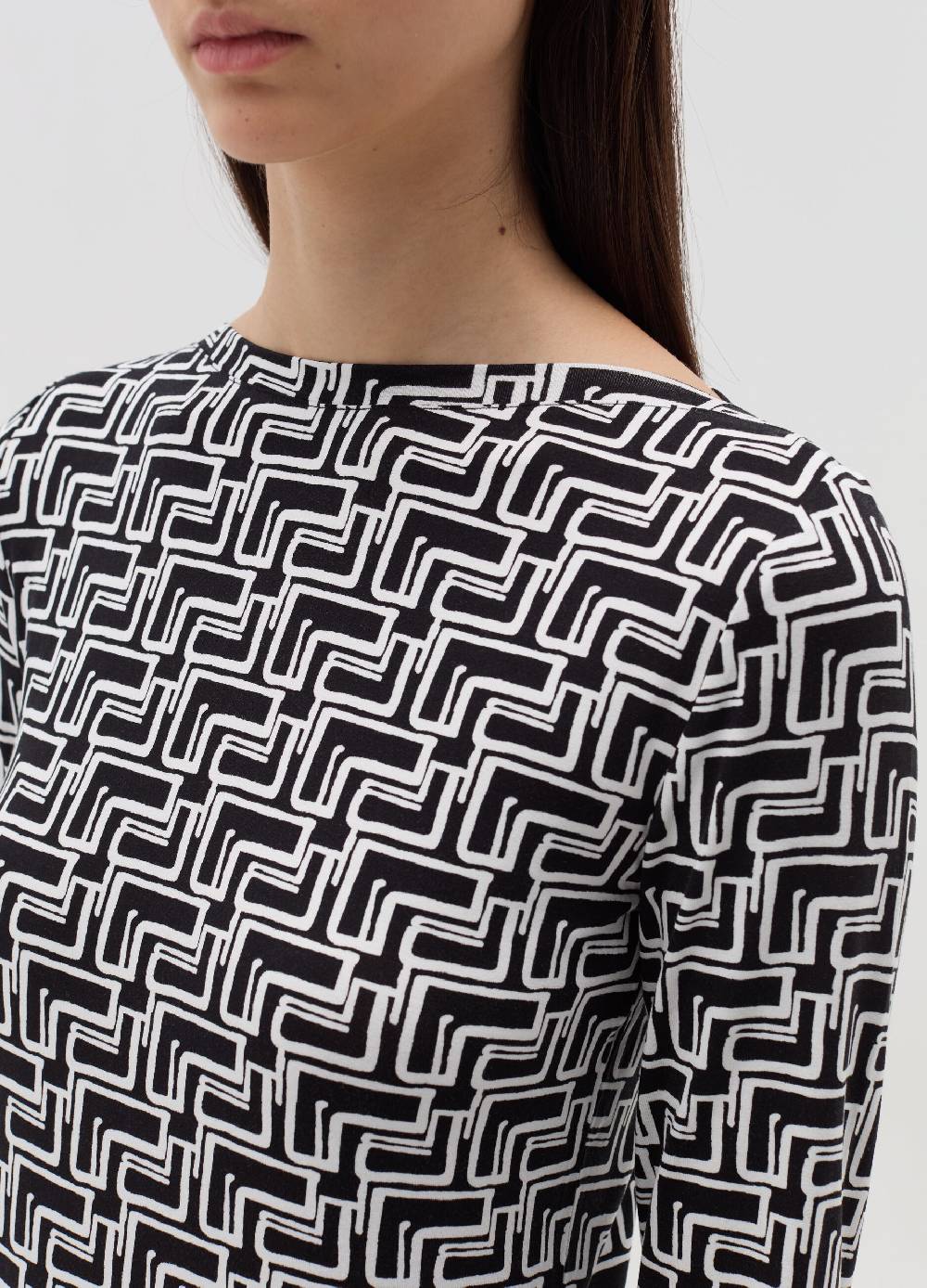 OVS T-shirt a maniche lunghe con scollo a barca Shopping Online