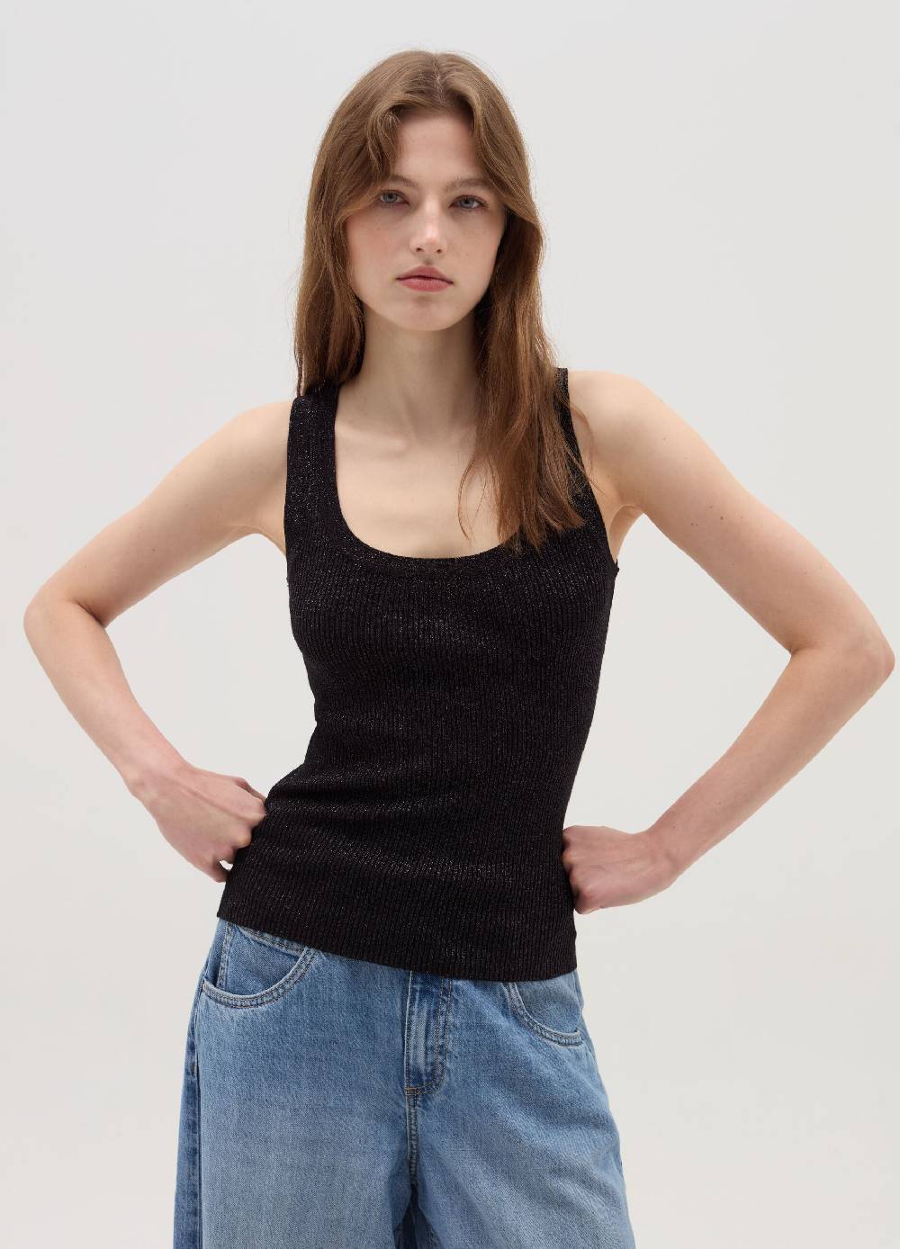 OVS Tank top a costine con lurex Affare Del Giorno