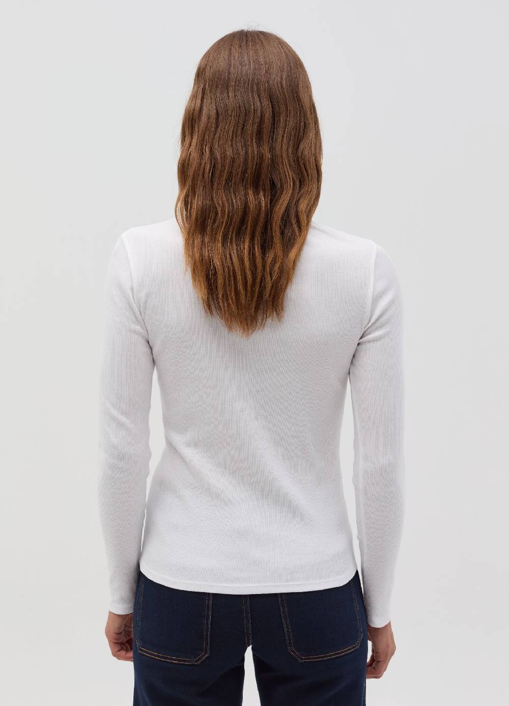 OVS T-shirt a costine sottili con scollo a V Novità