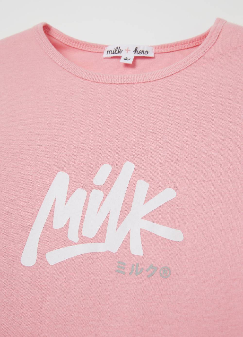 MILK+HERO T-shirt girocollo con stampa Sconto