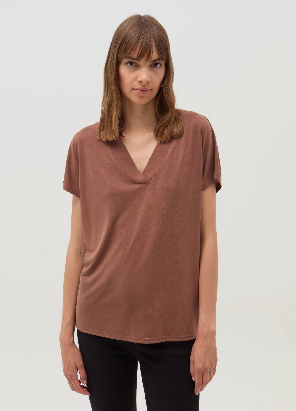 OVS T-shirt con scollo a V maniche a kimono Online