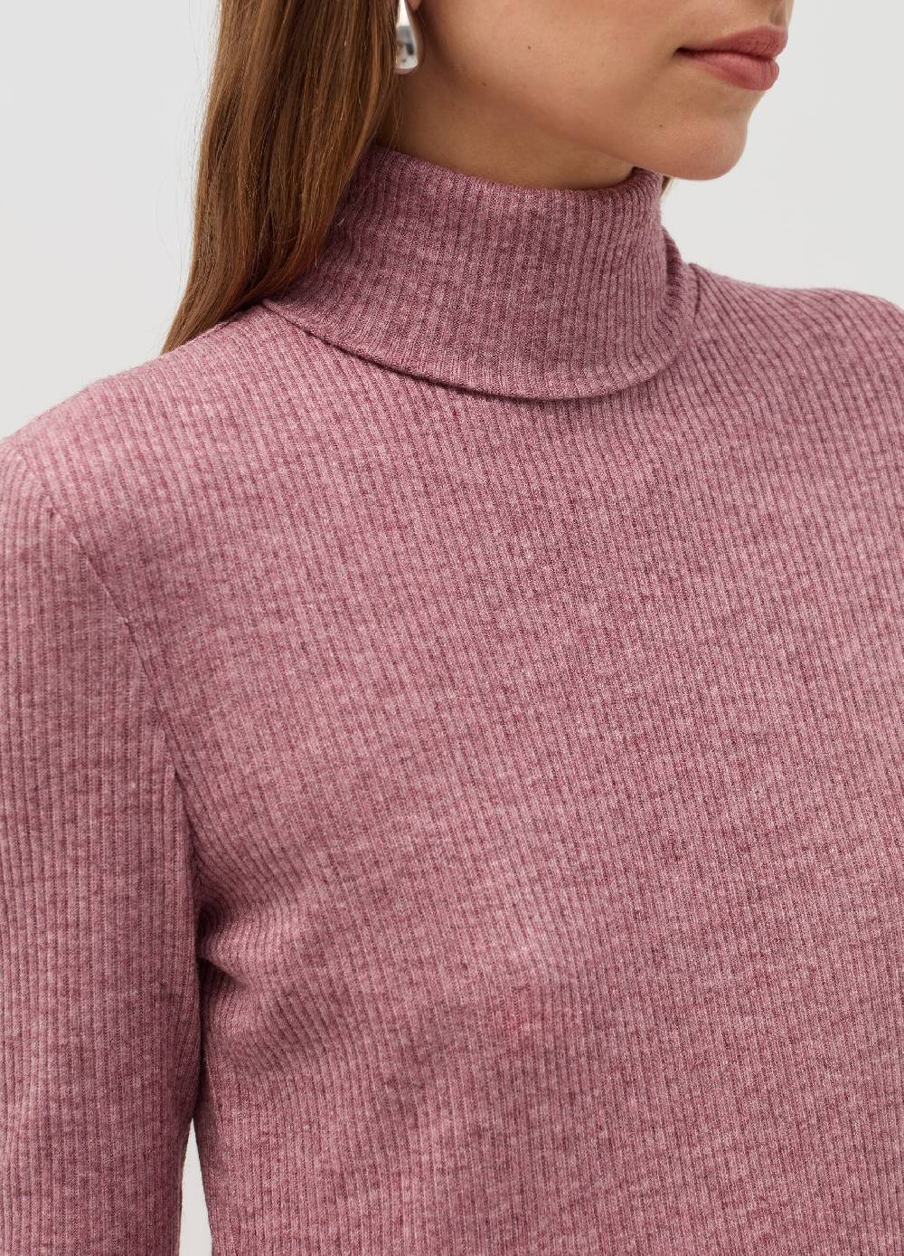 OVS T-shirt a costine con collo alto In Vendita
