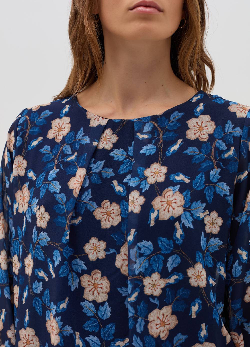 HYBRID Blusa floreale a maniche lunghe Vendita Calda