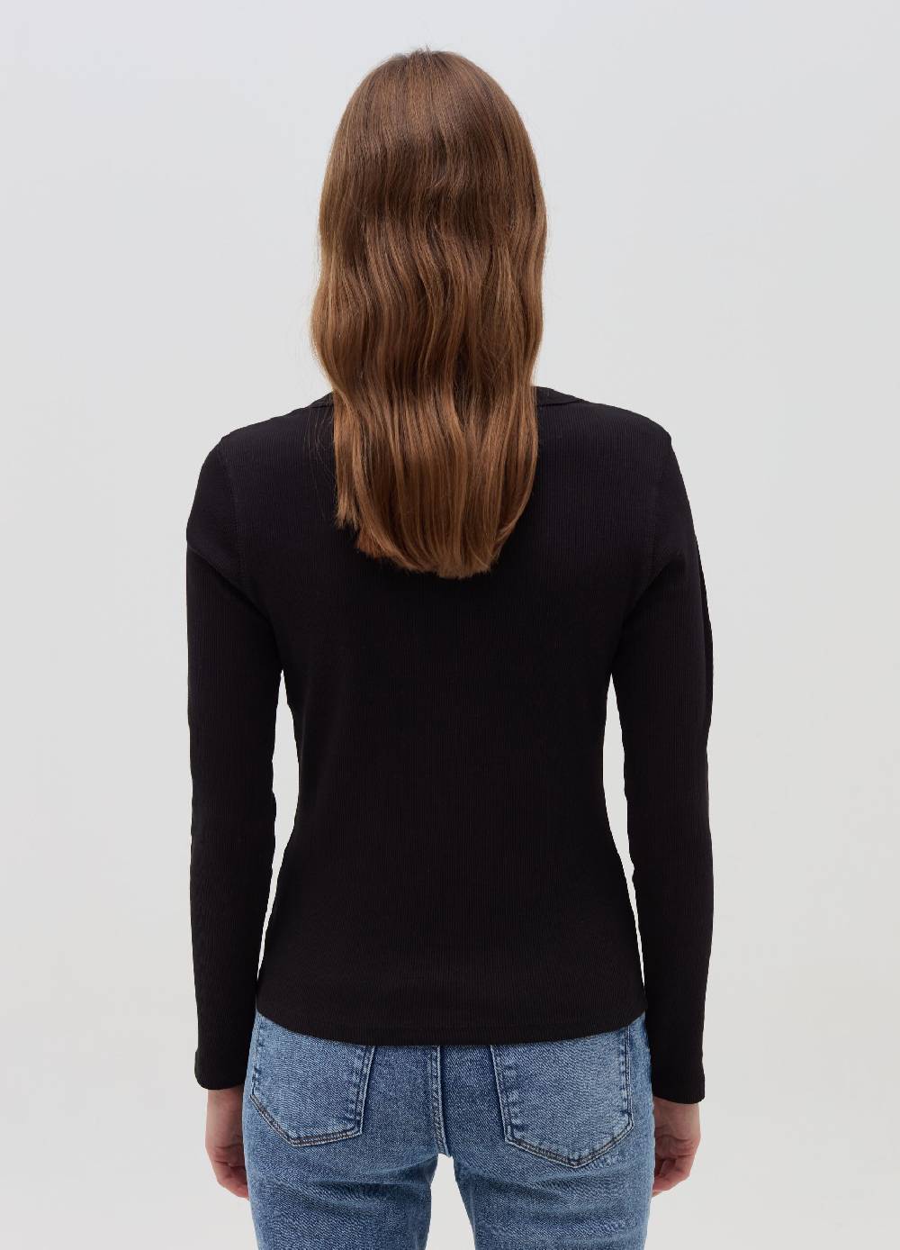 OVS T-shirt a costine con maniche lunghe Negozio