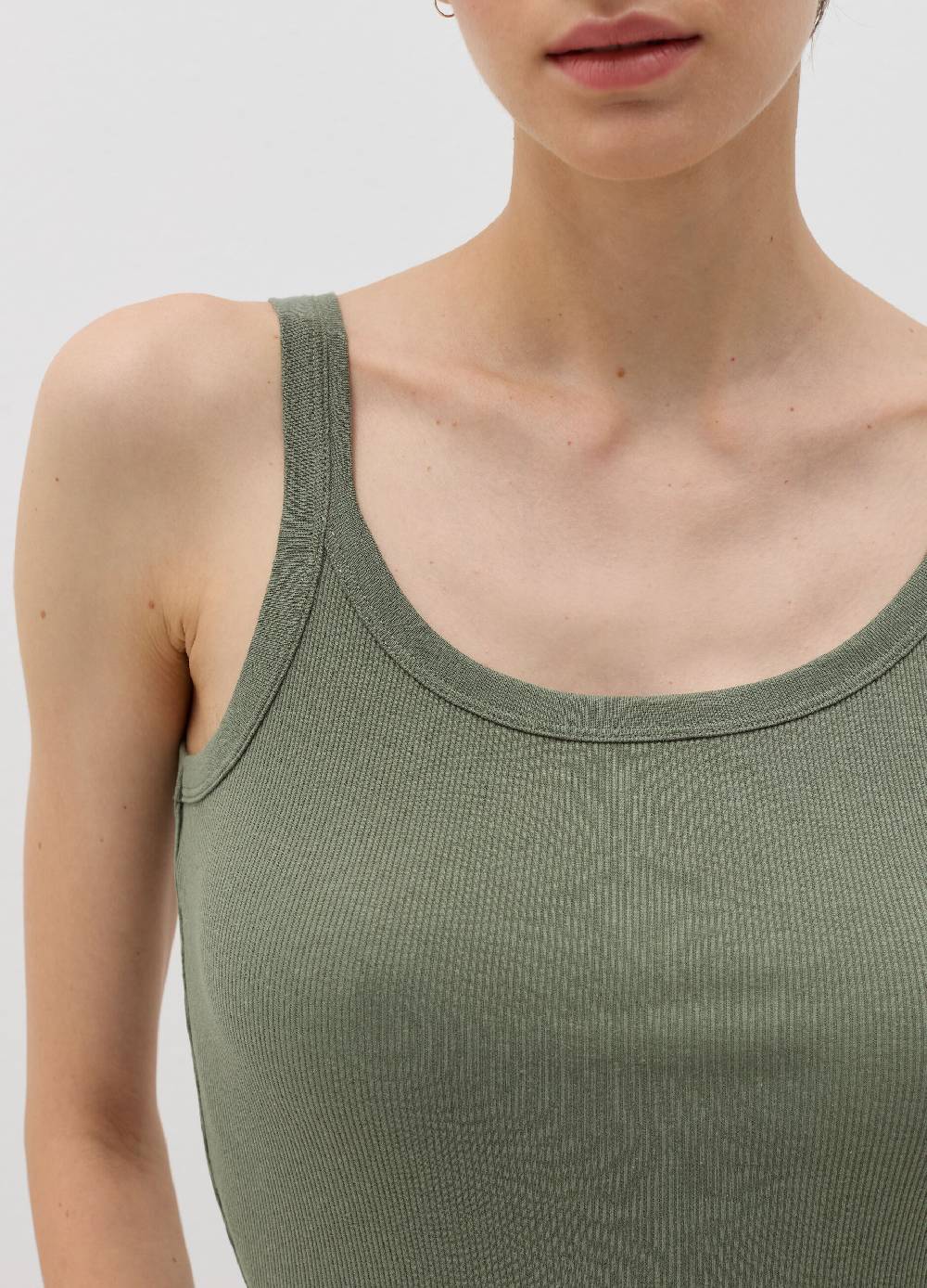 OVS Canotta intima in cotone bio a costine Nuovo
