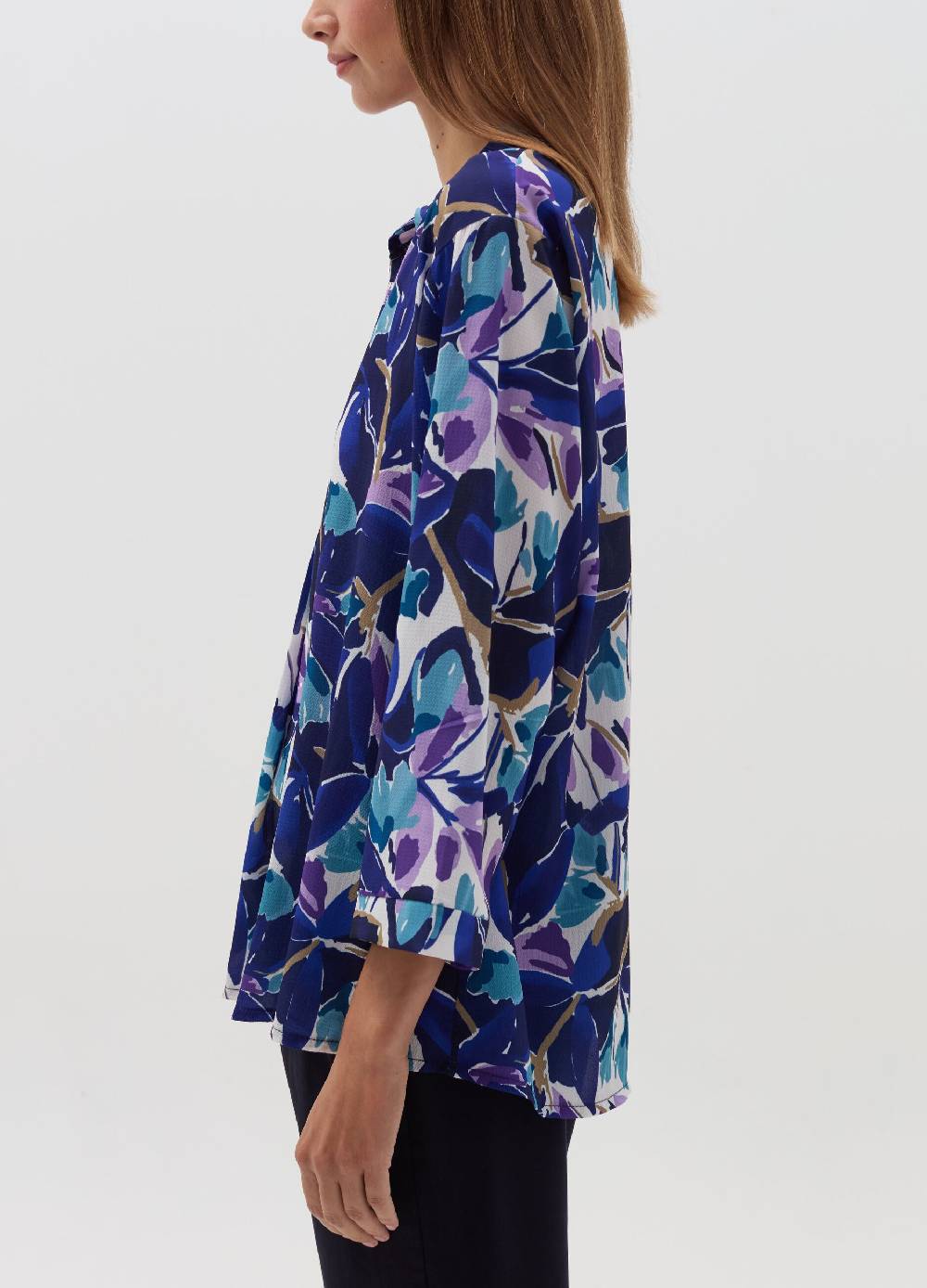 HYBRID Blusa con stampa floreale Vendita