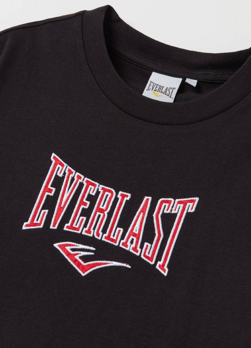 EVERLAST T-shirt in cotone con stampa logo Liquidazione