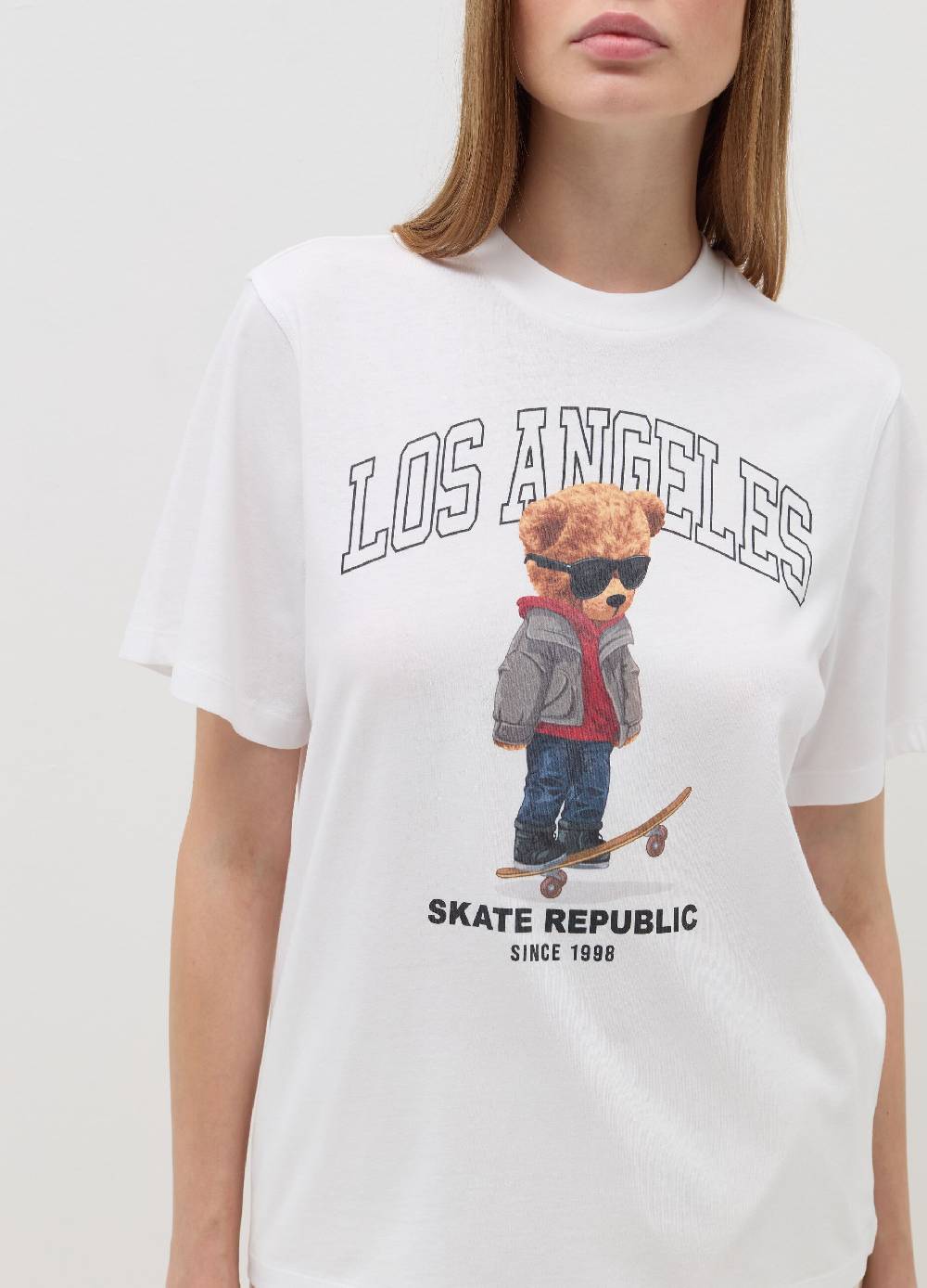 B. ANGEL T-shirt relaxed fit in cotone Latest stili