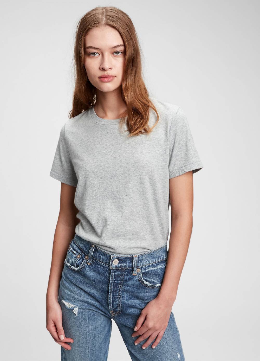 GAP T-shirt girocollo in cotone Fino al 65% di sconto