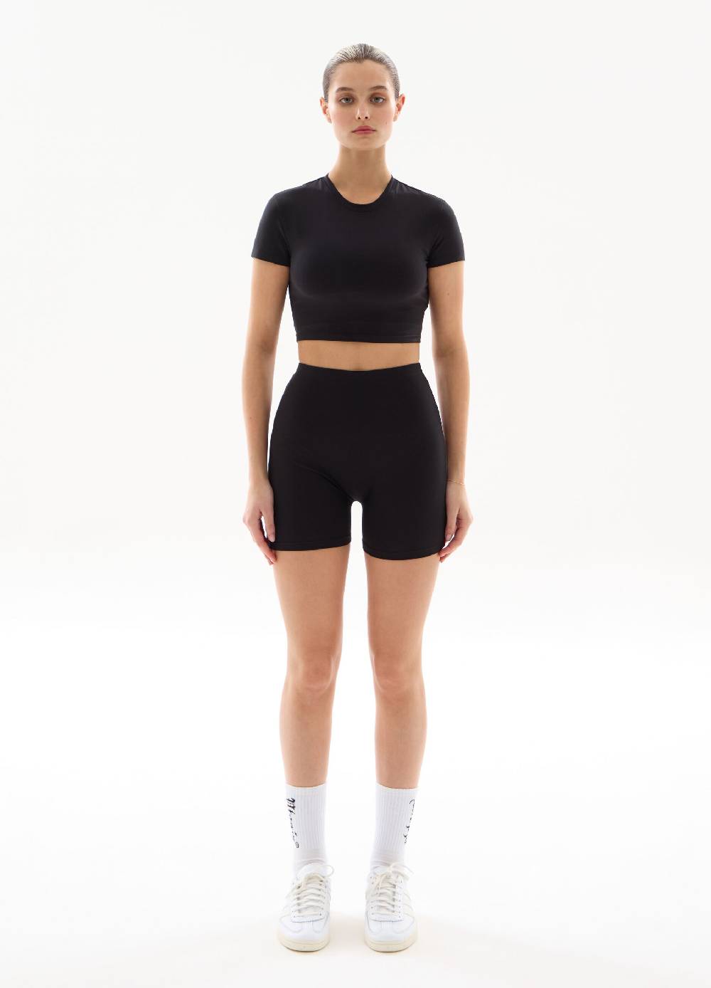 UTOPJA T-shirt Crop Black Super sconto