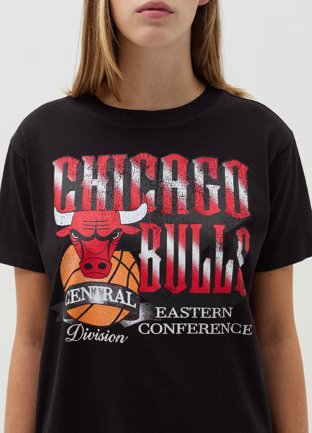 NBA T-shirt con stampa Chicago Bulls Officina