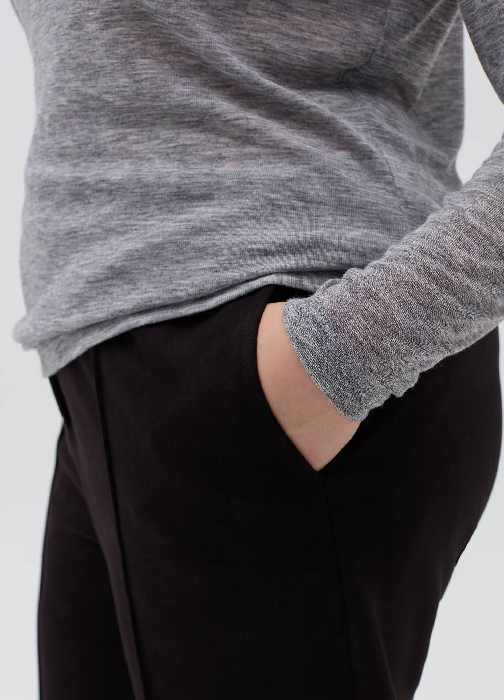 MYA Maglia maniche lunghe a collo alto Curvy Duty-free