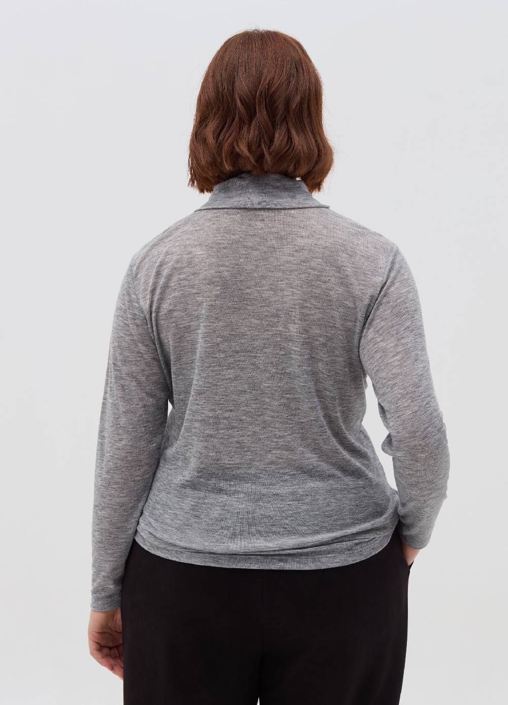 MYA Maglia maniche lunghe a collo alto Curvy Duty-free