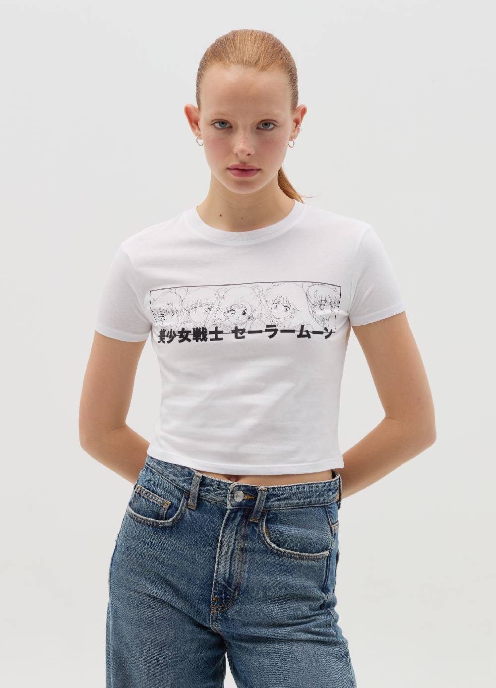 B. ANGEL T-shirt con stampa Sailor Moon Shopping Online