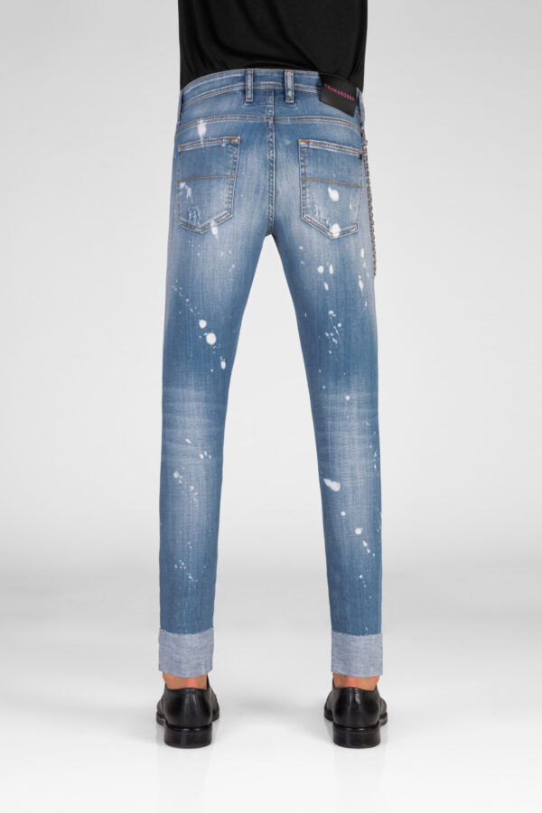 Sartoria Tramarossa JEANS 1980 SLIM IN DENIM STRETCH BLU MEDIO Super Saving Price
