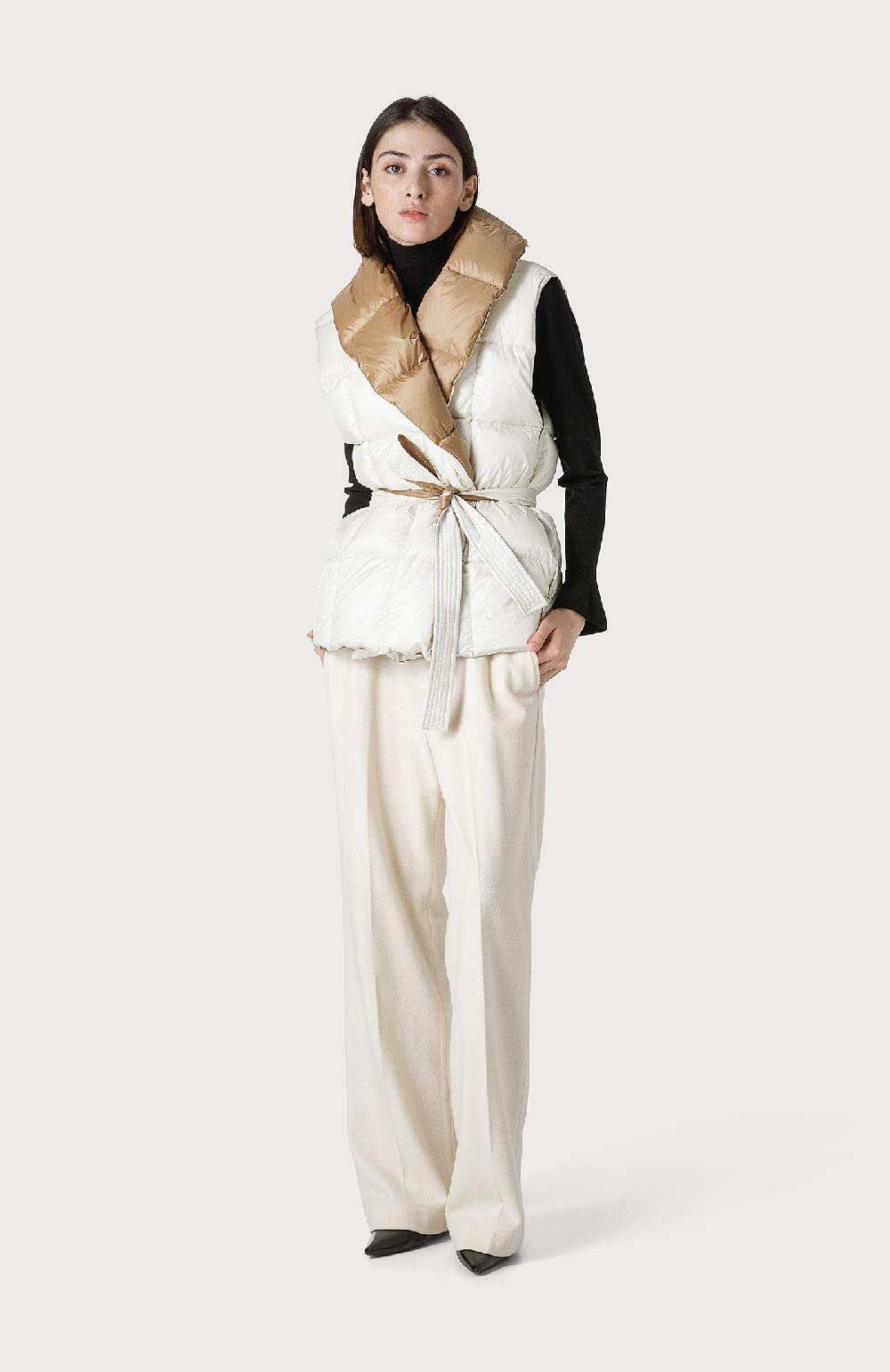 Seventy Gilet reversibile con collo sciallato - Col. Neutro Ritorno libero