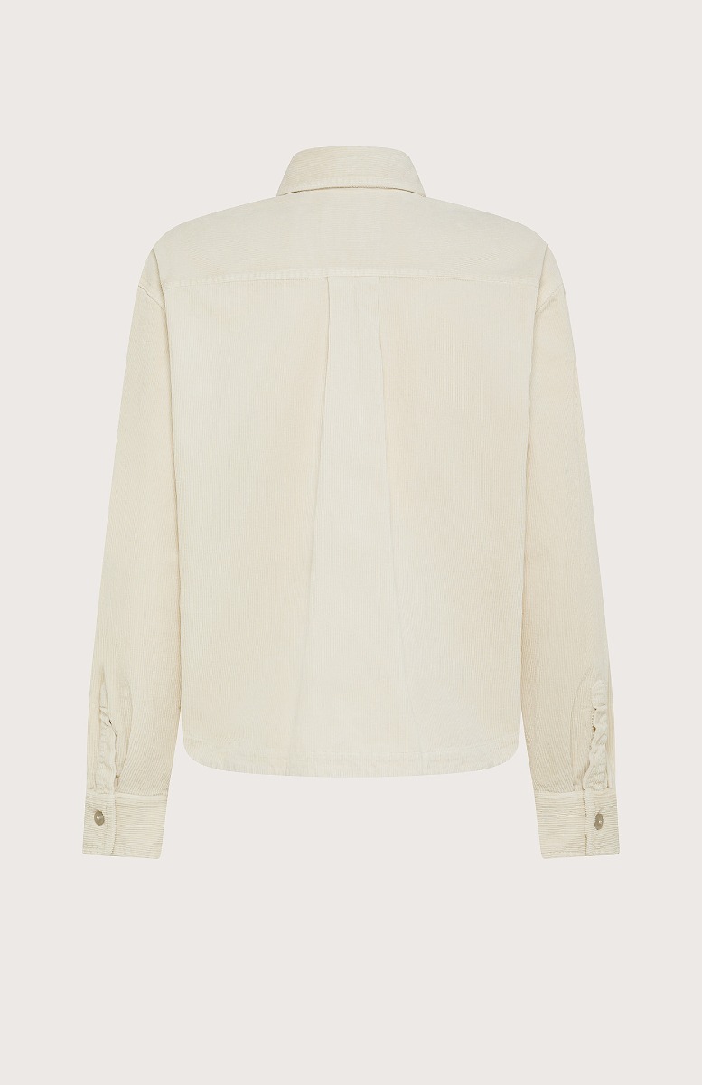 Seventy Overshirt boxy in fvelluto cotone modal - Col. Neutro Soddisfazione Garantita