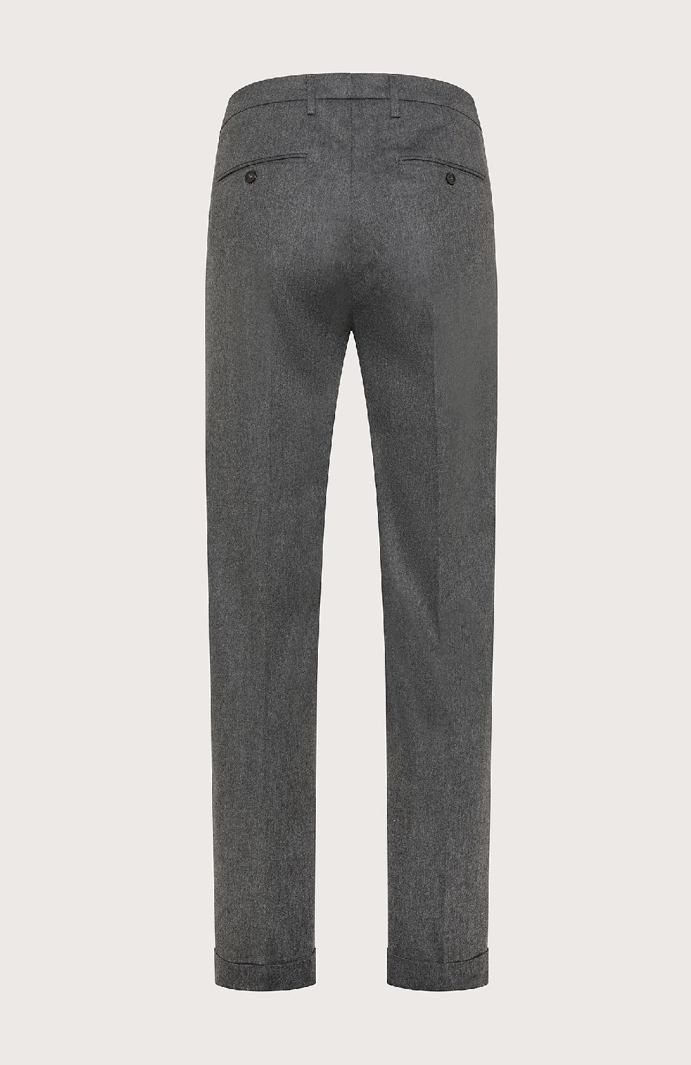 Seventy Pantalone chino in flanella cardata mono-stretch - Col. Grigio Outlet