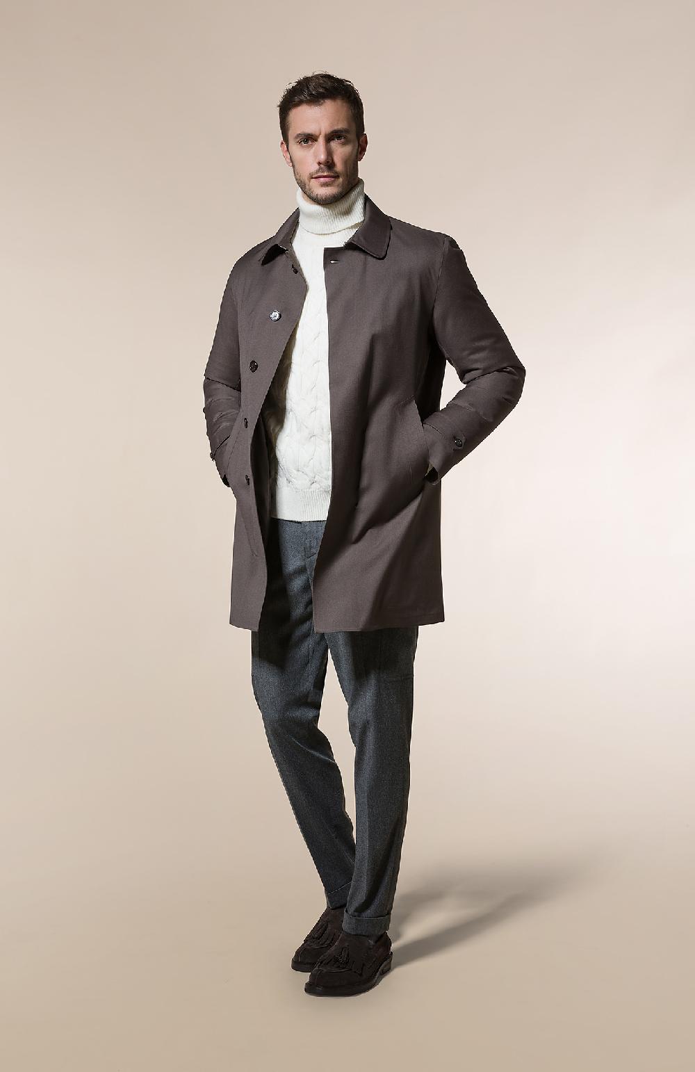 Seventy Capospalla imbottito piuma in tessuto waterproof - Col. Marrone Hotsell