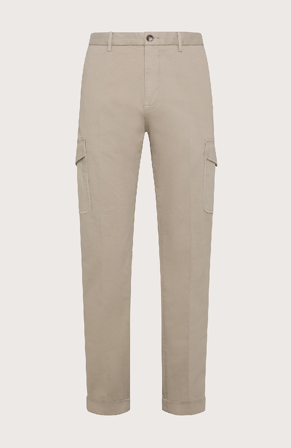 Seventy Pantalone lungo con tasche in gabardina - Col. Grigio Qualità