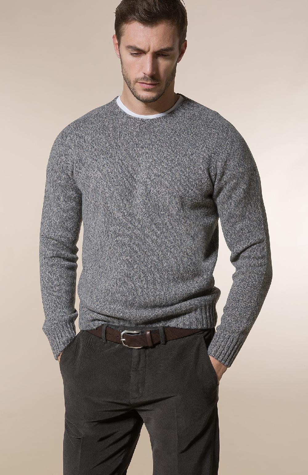 Seventy Maglione girocollo moulinè f.7 - Col. Neutro Promozione Limitata
