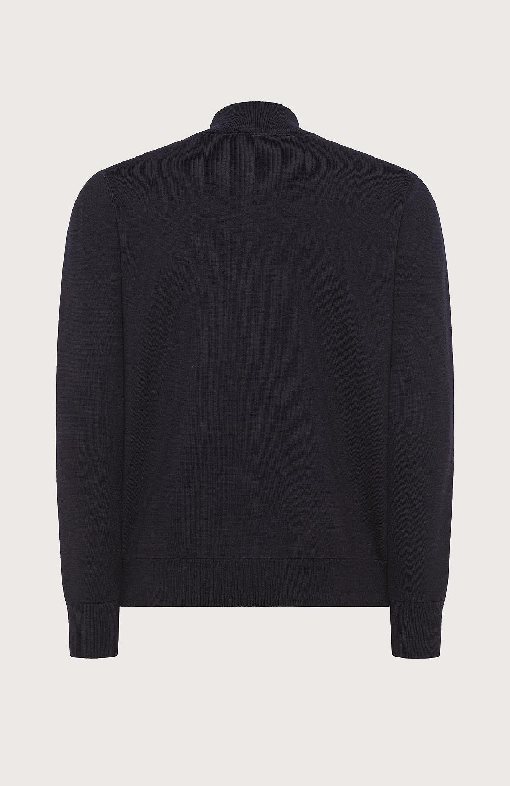 Seventy Maglioncino collo alto e zip frontale - Col. Blu Affare Del Giorno