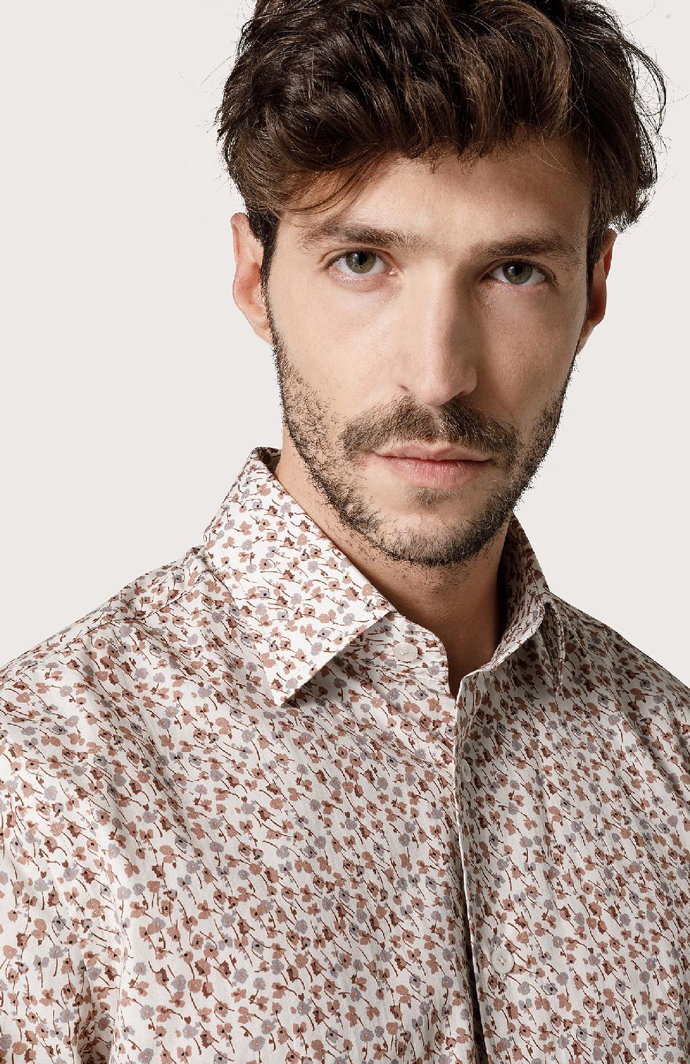 Seventy Camicia stampata - Col. Bianco Convenienza
