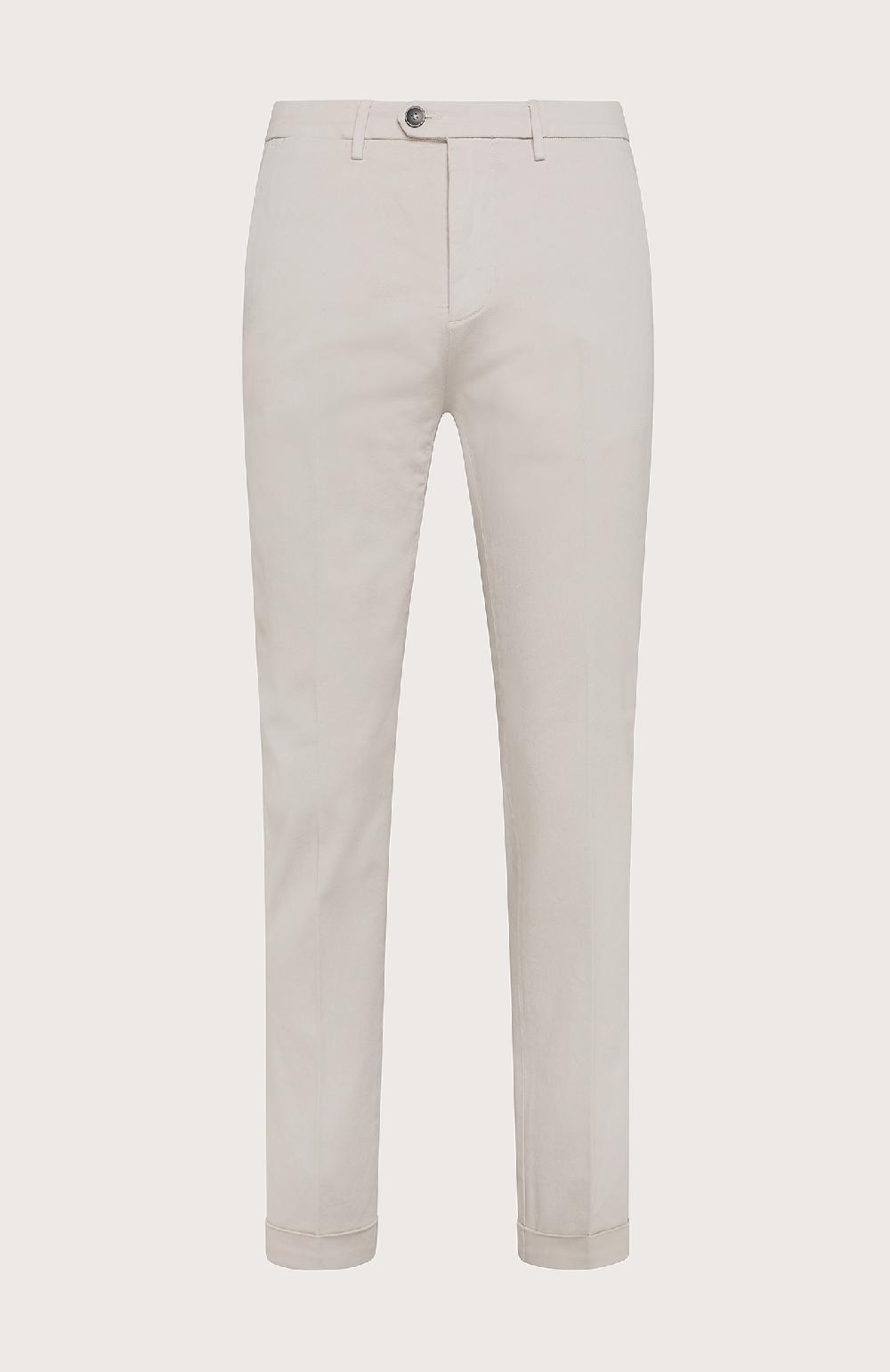 Seventy Pantalone chino in gabardina - Col. Bianco Sconto