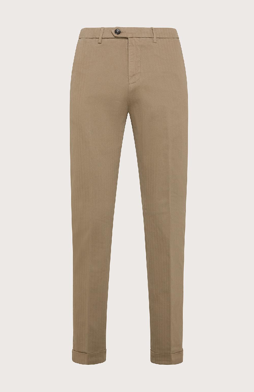 Seventy Pantalone chino con disegno resca - Col. Neutro