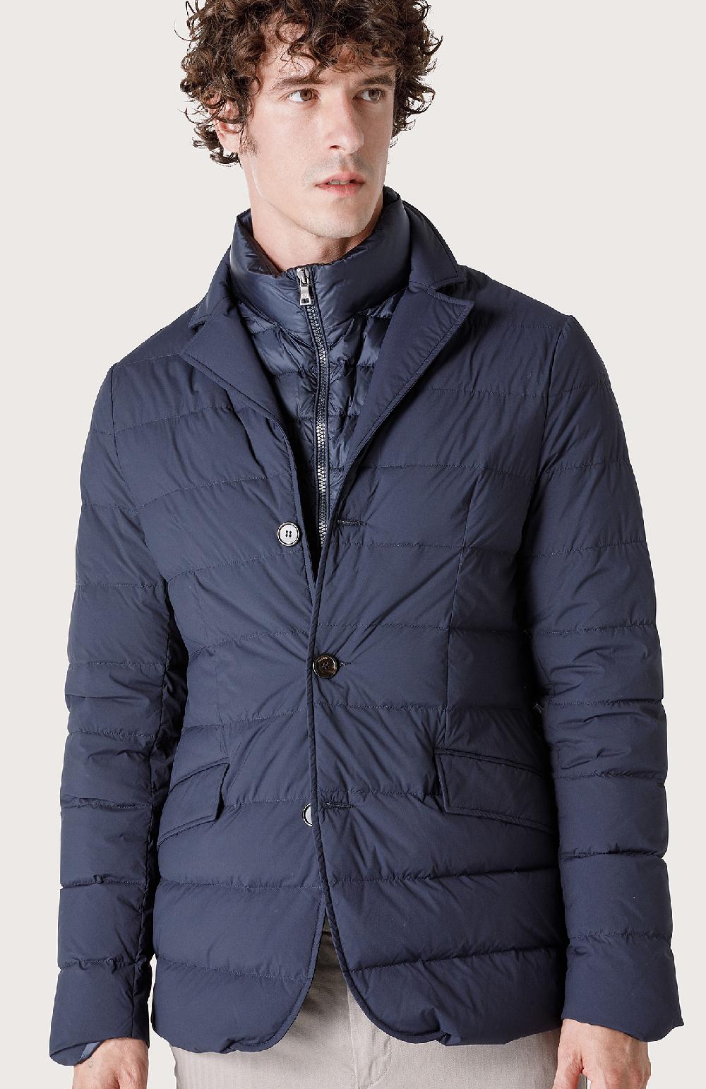 Seventy Giubbotto imbottito con stacchino - Col. Blu Saldi