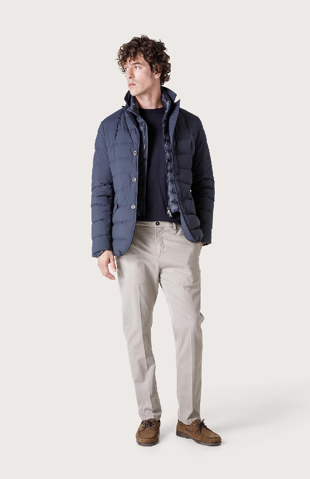 Seventy Giubbotto imbottito con stacchino - Col. Blu Saldi