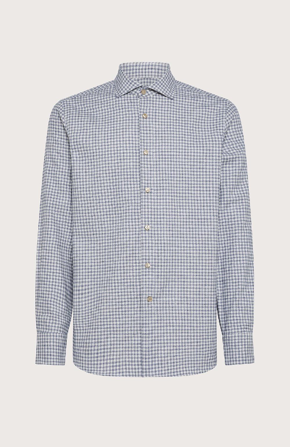 Seventy Camicia design oxford - Col. Blu