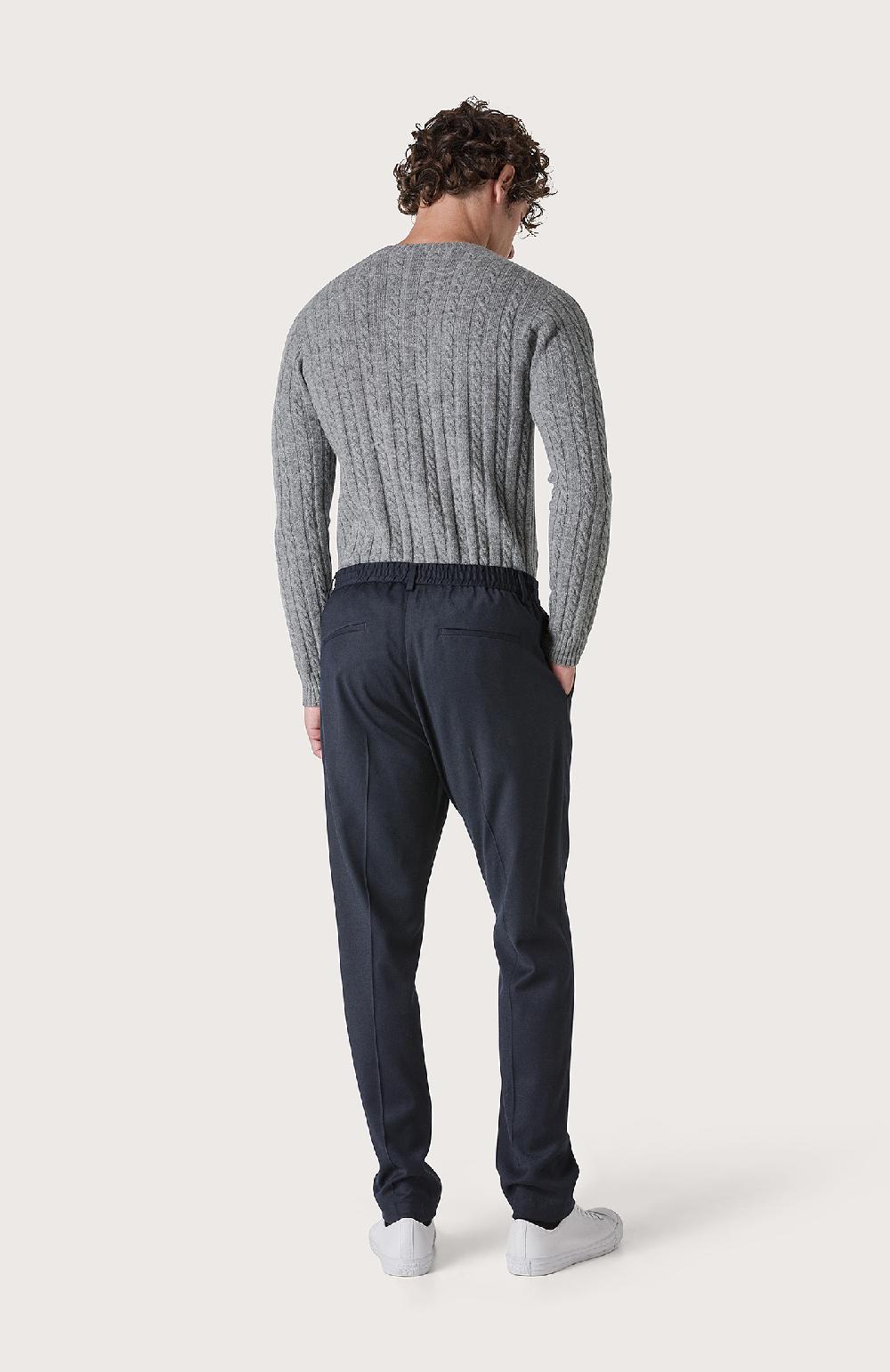 Seventy Pantalone con coulisse e pence - Col. Blu Presa