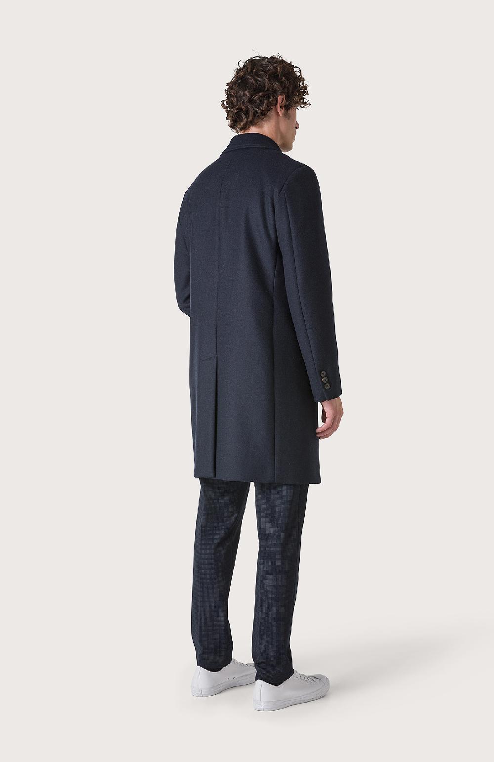 Seventy Cappotto foderato a 3 bottoni - Col. Blu Vendita Economica
