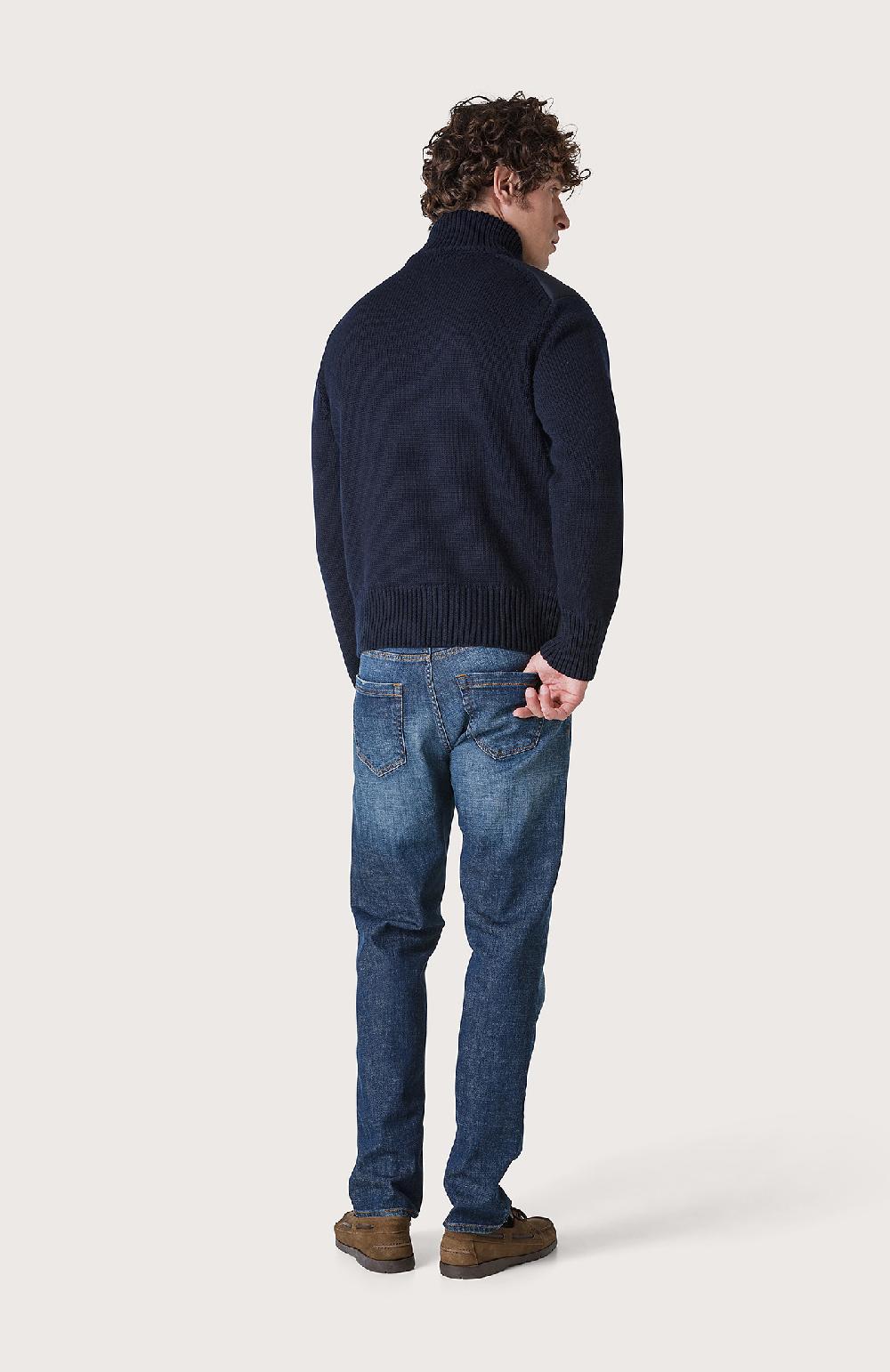 Seventy Piumino con maniche tricot - Col. Blu I Più Venduti