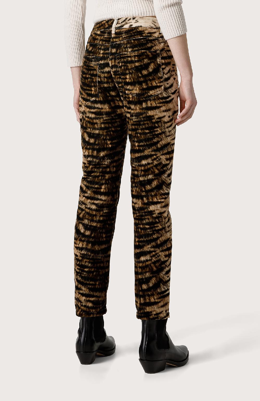 Seventy Pantalone 5 tasche animalier - Col. Neutro Italy