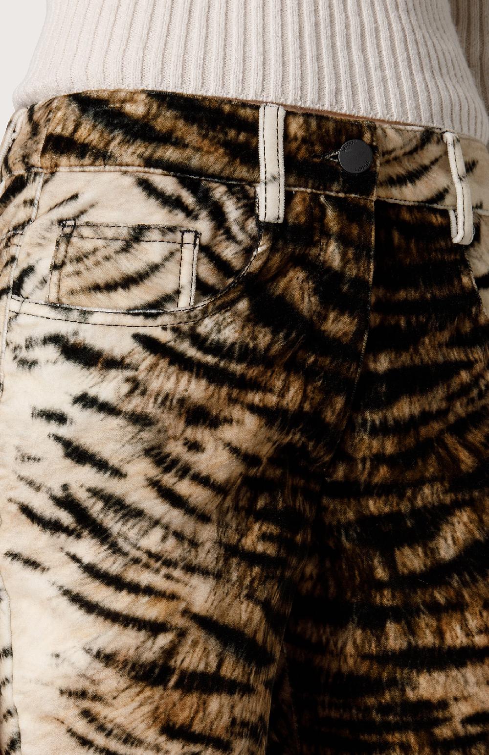 Seventy Pantalone 5 tasche animalier - Col. Neutro Italy
