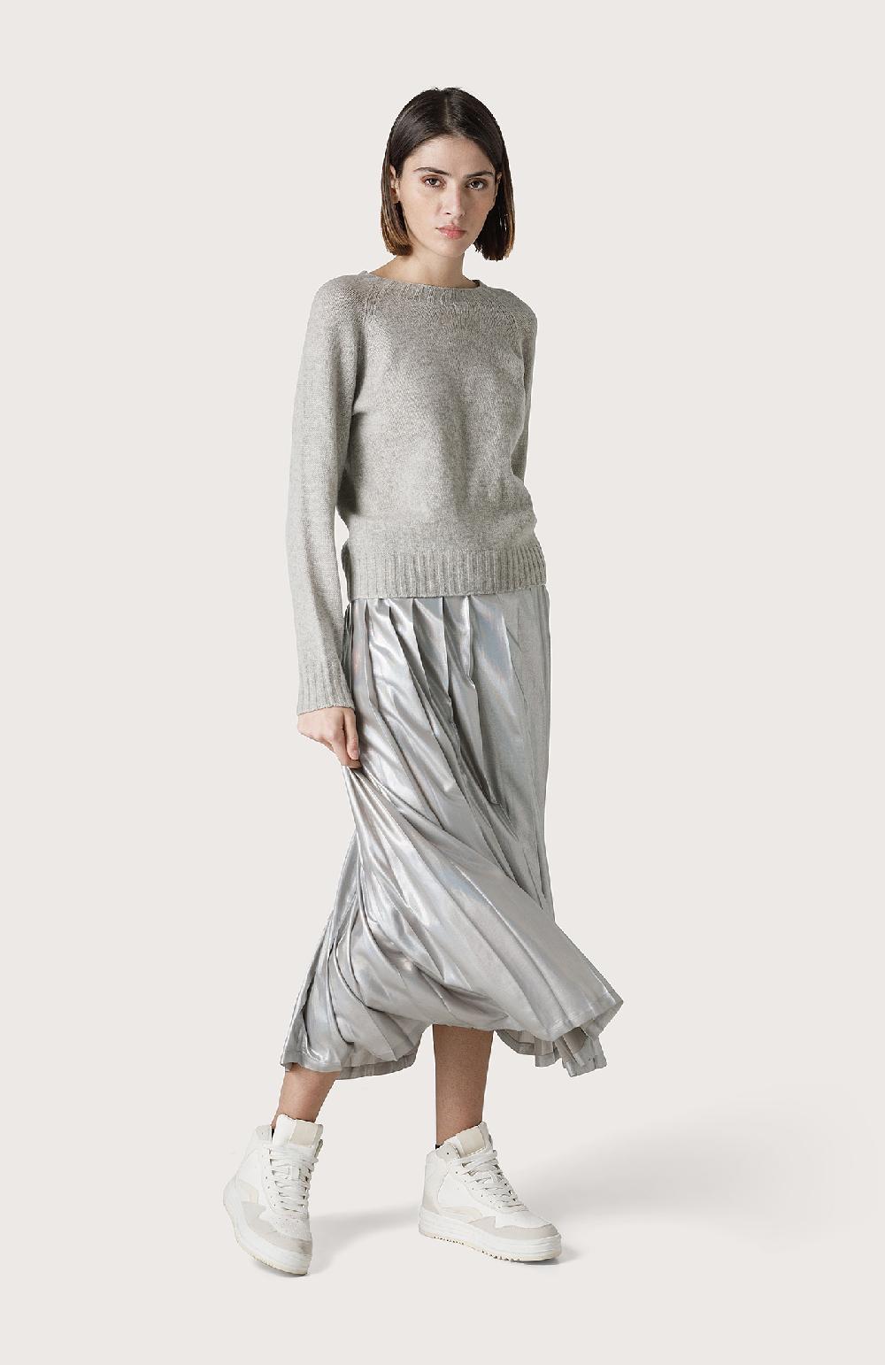Seventy Maglia cashmere con scollo barchetta - Col. Grigio Acquista Ora