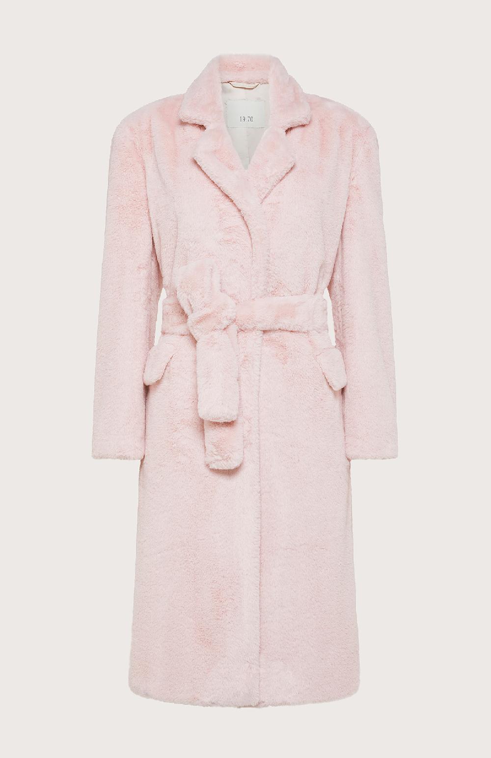 Seventy Cappotto stile vestaglia - Col. Rosa Consegna Veloce