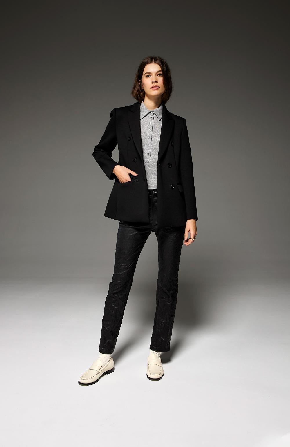Seventy Pantalone cinque tasche slim in pelle stretch - Col. Nero Hotsell