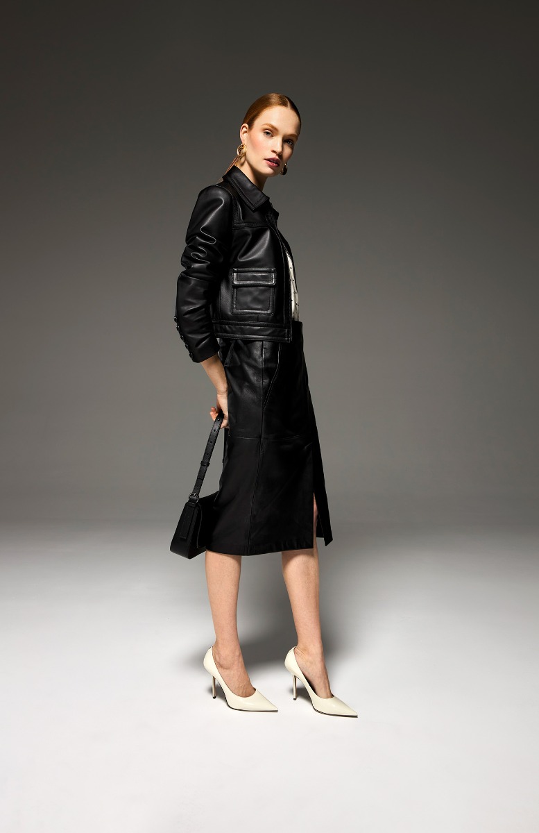 Seventy Mini bag in nappa - Col. Nero Vendita Calda