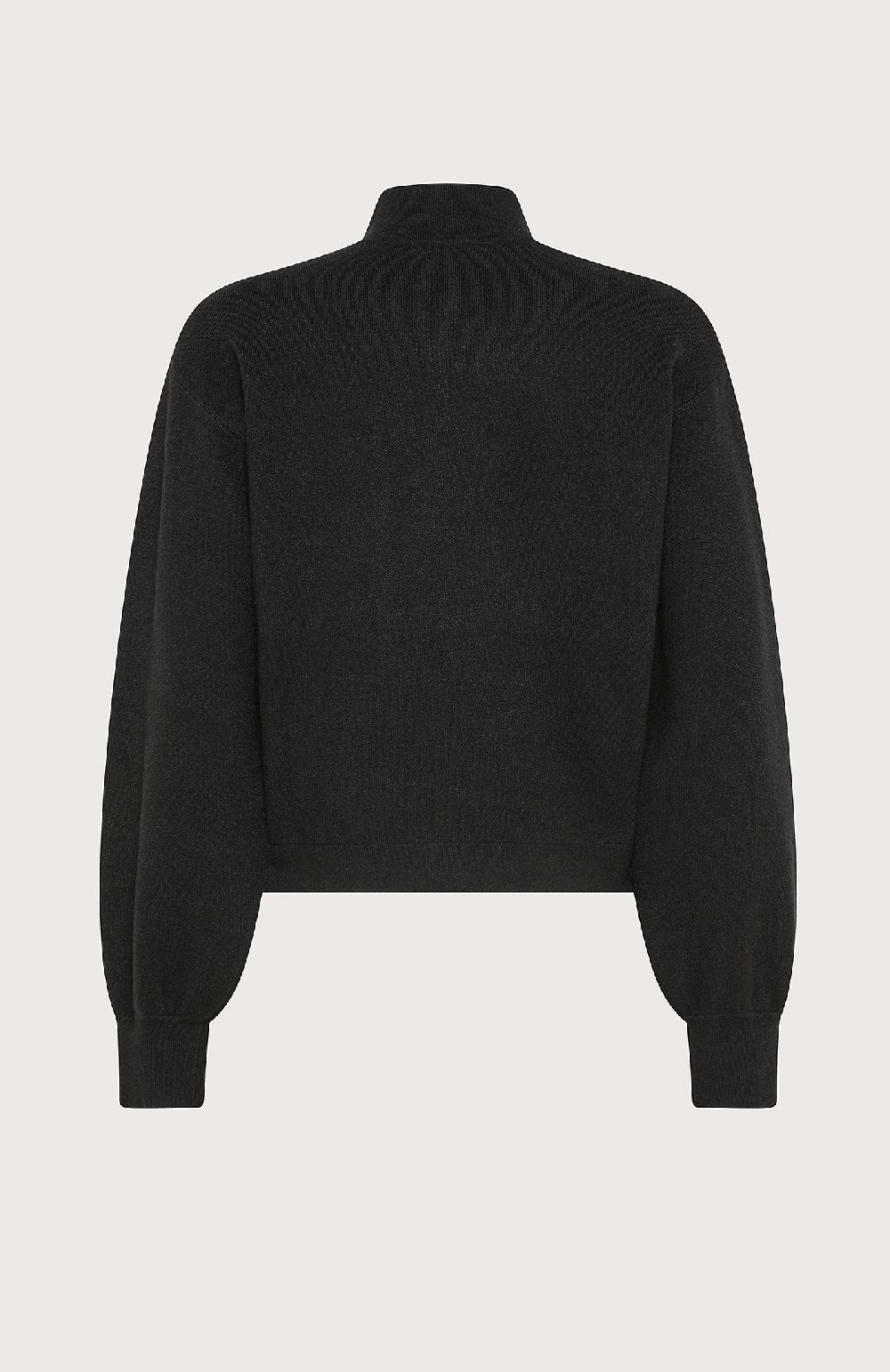 Seventy Giacchina taglio bomber in maglia di viscosa - Col. Nero Nuovo