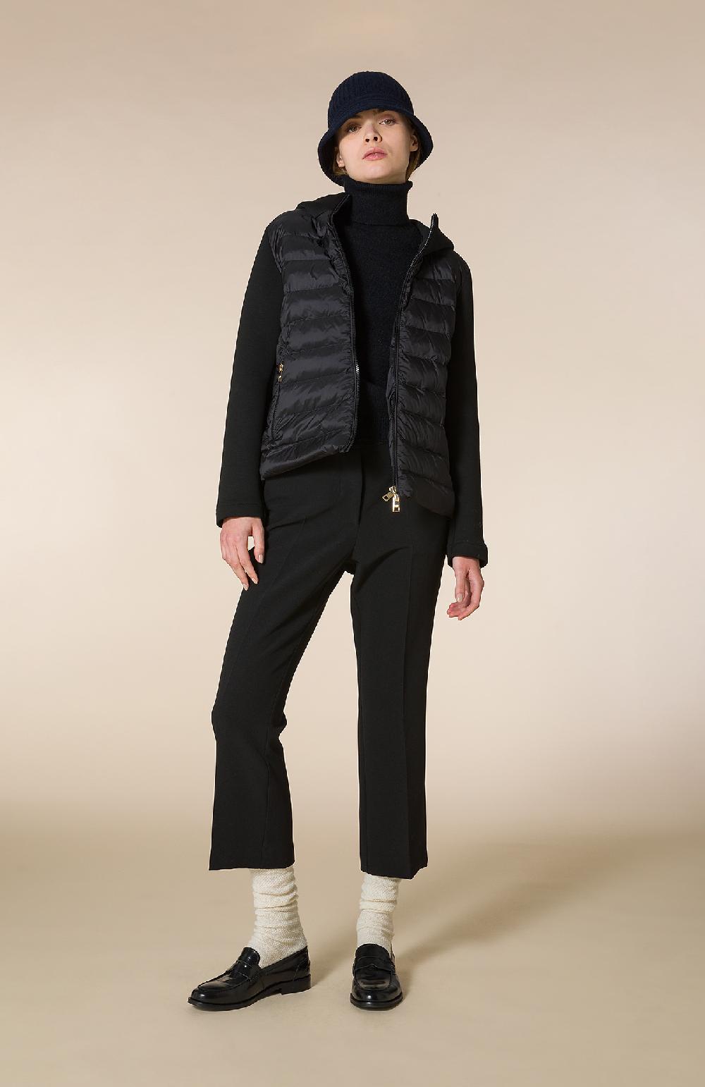 Seventy Dolcevita maniche lunghe in lana merinos f.18 - Col. Nero Sottocosto