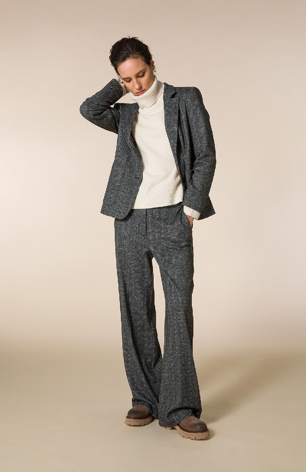 Seventy Pantalone lungo relax fit in maglia - Col. Grigio Economico