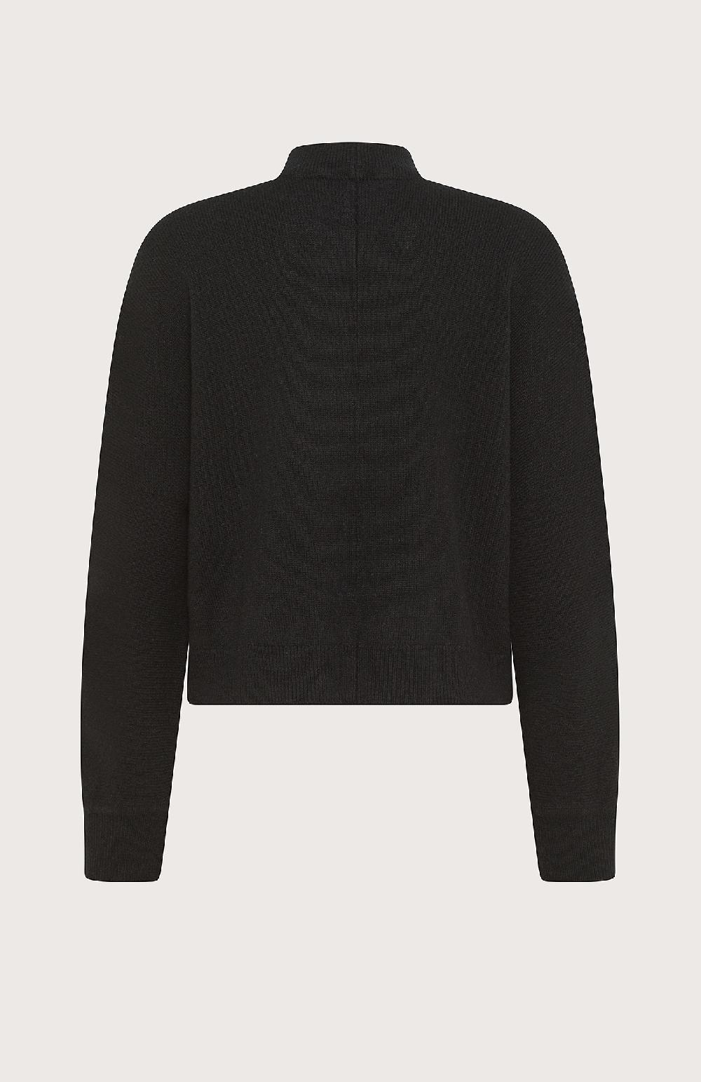 Seventy Maglioncino con collo a lupetto e zip - Col. Nero Hotsell