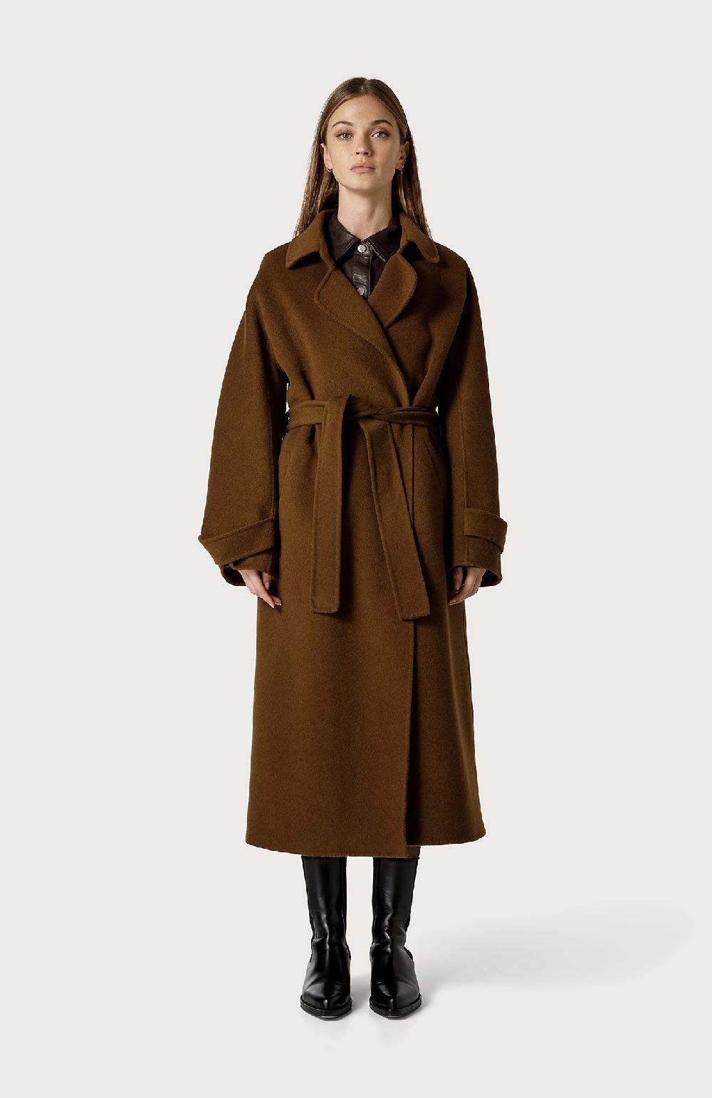 Seventy Cappotto classico in panno double - Col. Marrone I Più Venduti