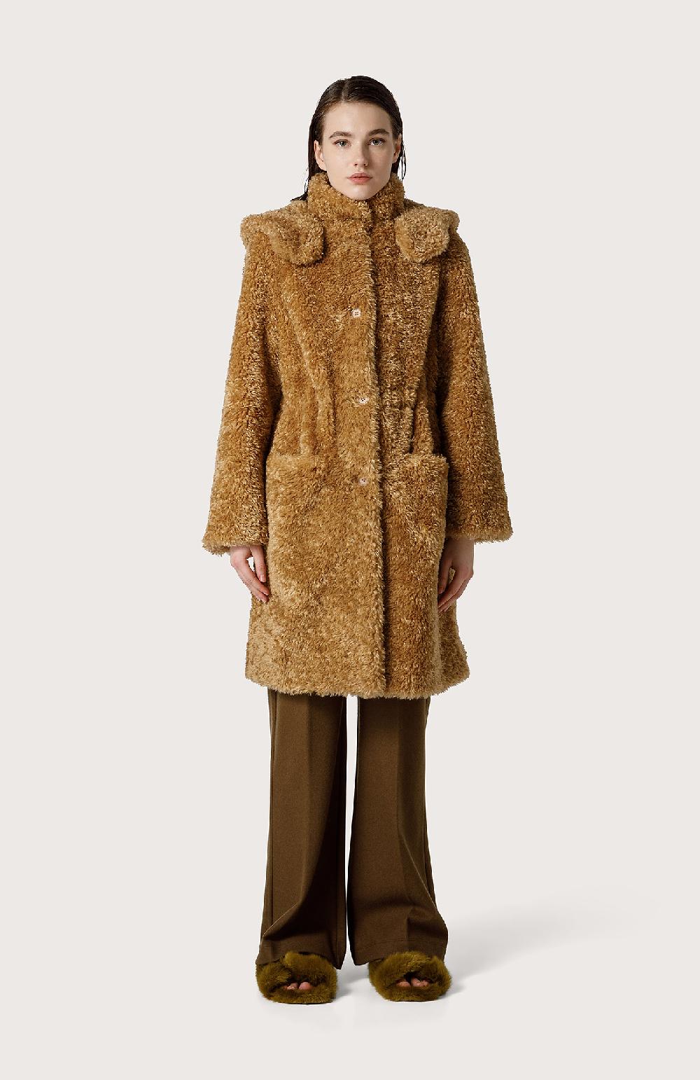 Seventy Parka in eco pelliccia - Col. Neutro In Saldo