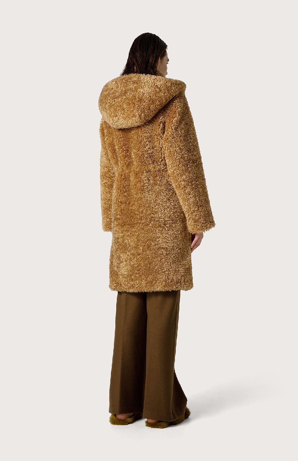 Seventy Parka in eco pelliccia - Col. Neutro In Saldo