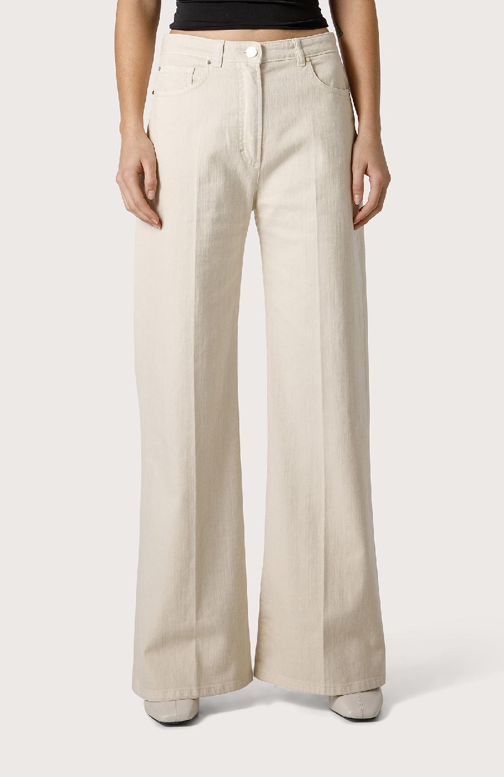 Seventy Pantalone 5 tasche in cotone stretch - Col. Bianco In Linea